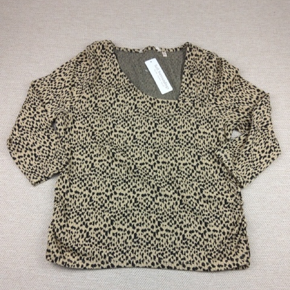 Leopard‎ Print Long Sleeve Top